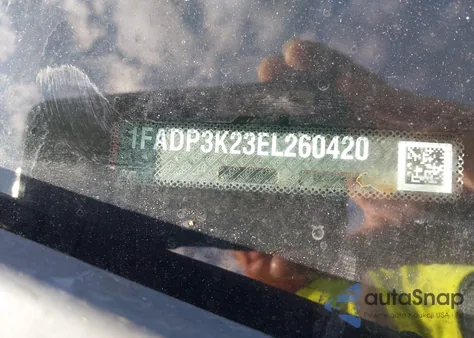 2014 Ford Focus Se from USA, damaged, VIN 1FADP3K23EL260420